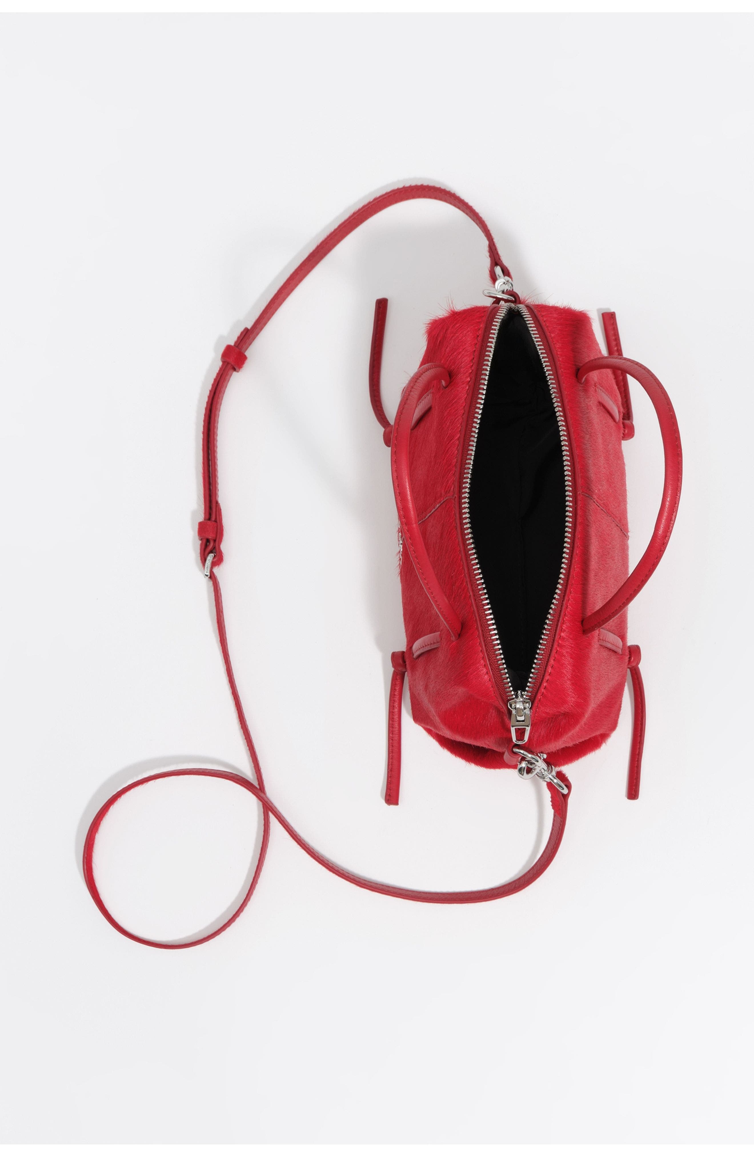 Mini Fur Lolita Bag, Alternate, color, LAVA