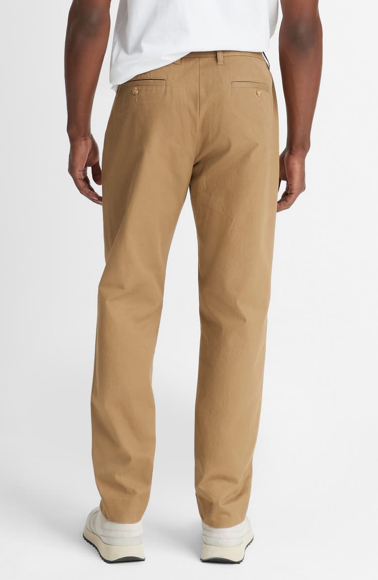 Vince Relaxed Cotton Chino Pants, Alternate, color, Caramel Desert