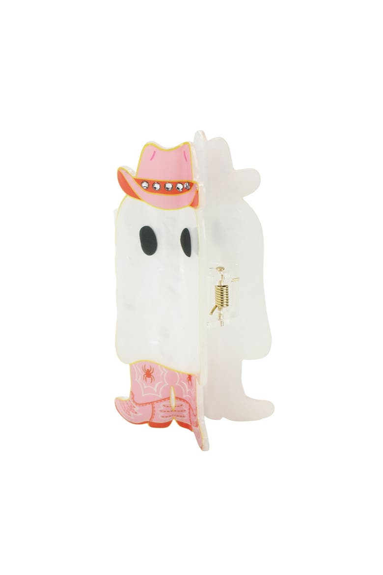 Ghost Hair Clip, Novelty Festive, Alternate, color, White
