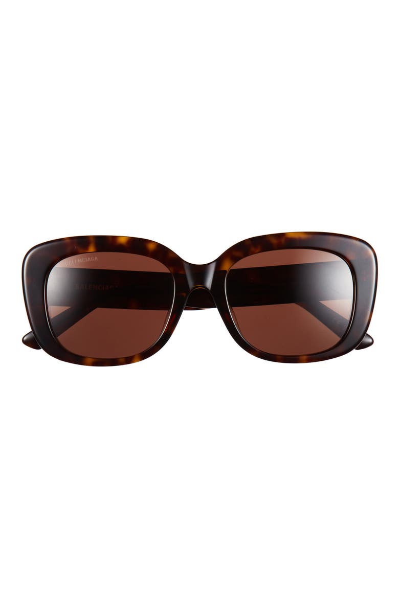 54mm Square Sunglasses, Main, color, HAVANA HAVANA BROWN