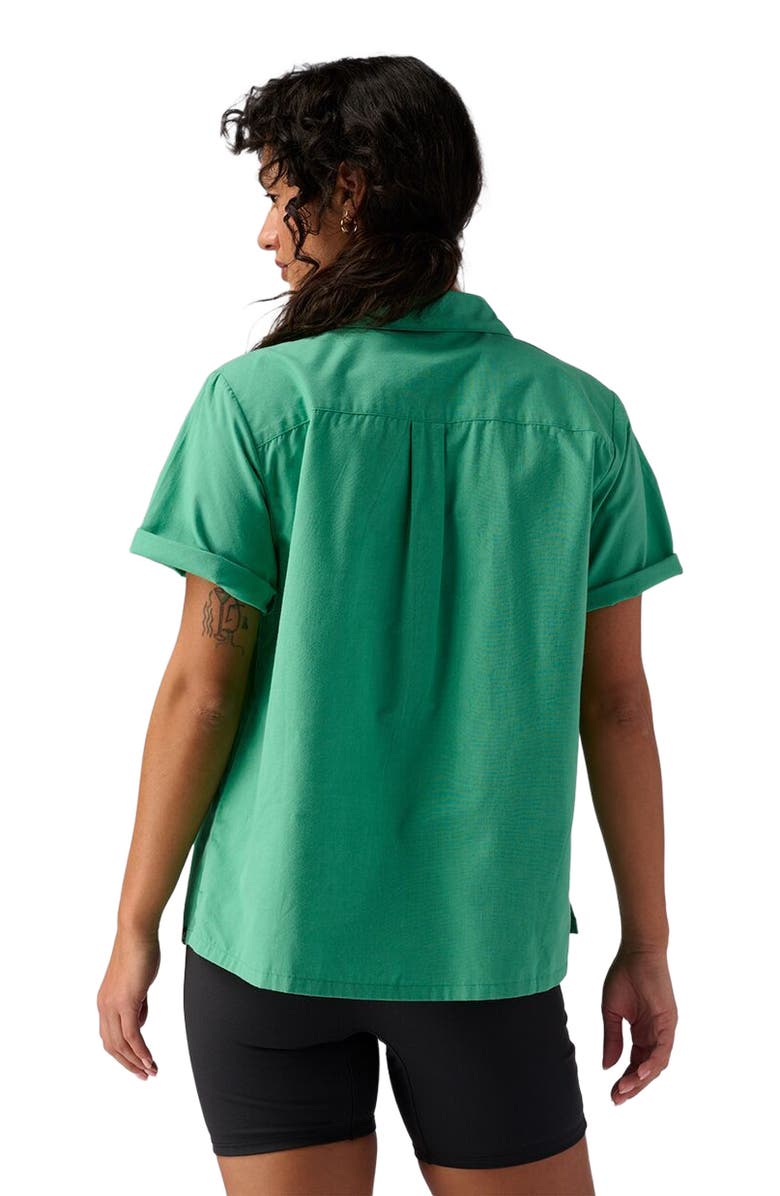 Backcountry Cotton Button-Up - Women's, Alternate, color, Winter Green