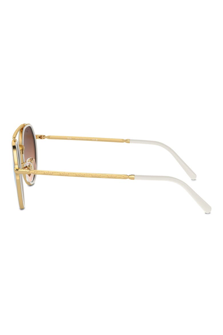 53mm Irregular Sunglasses, Alternate, color, GOLD FLASH