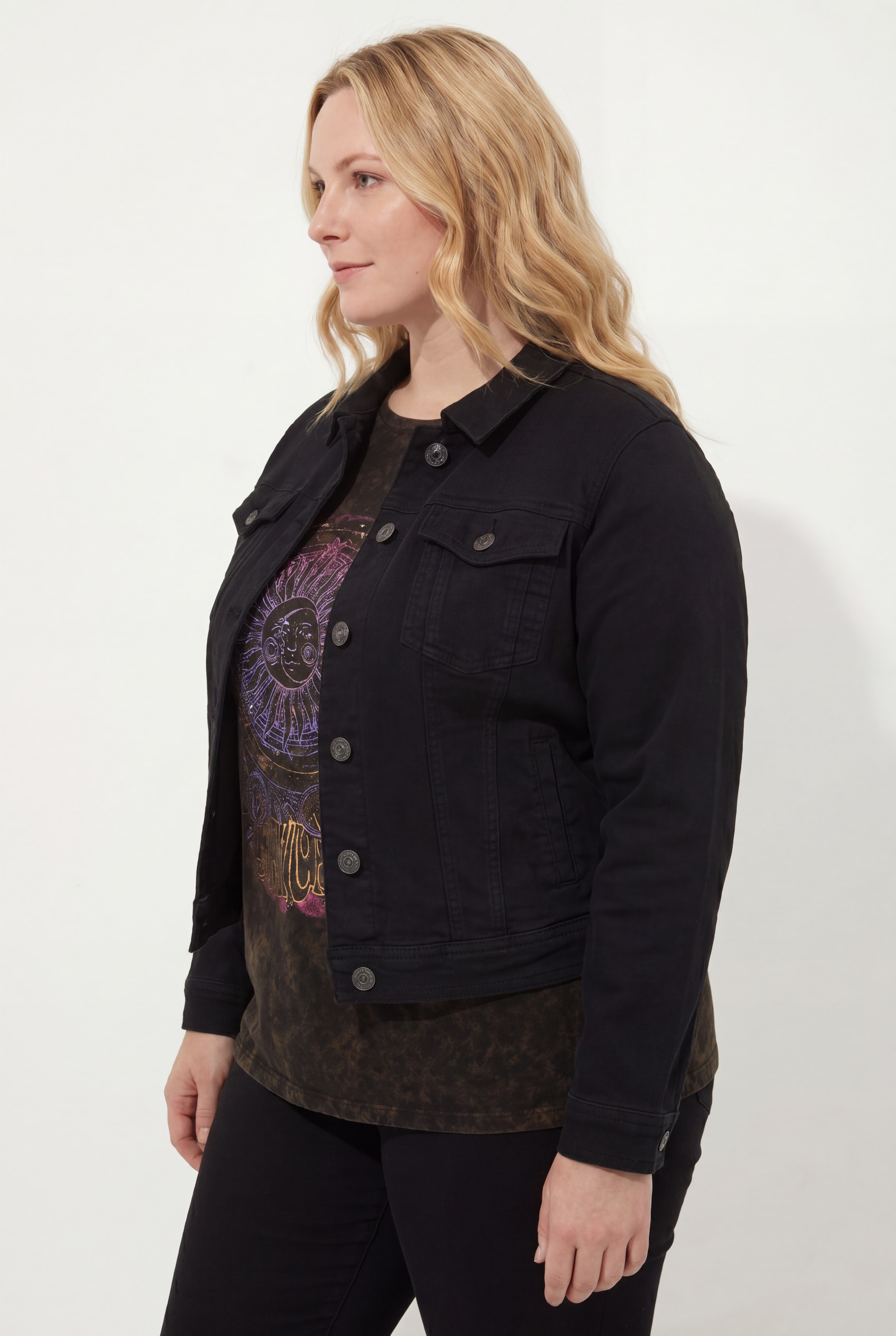 Essential Stretch Denim Jacket - image 2