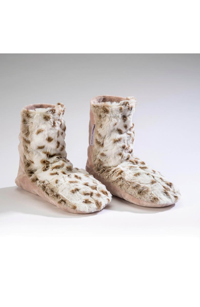 Sonoma Lavender Lavender Spa Booties, Alternate, color, Arctic Circle