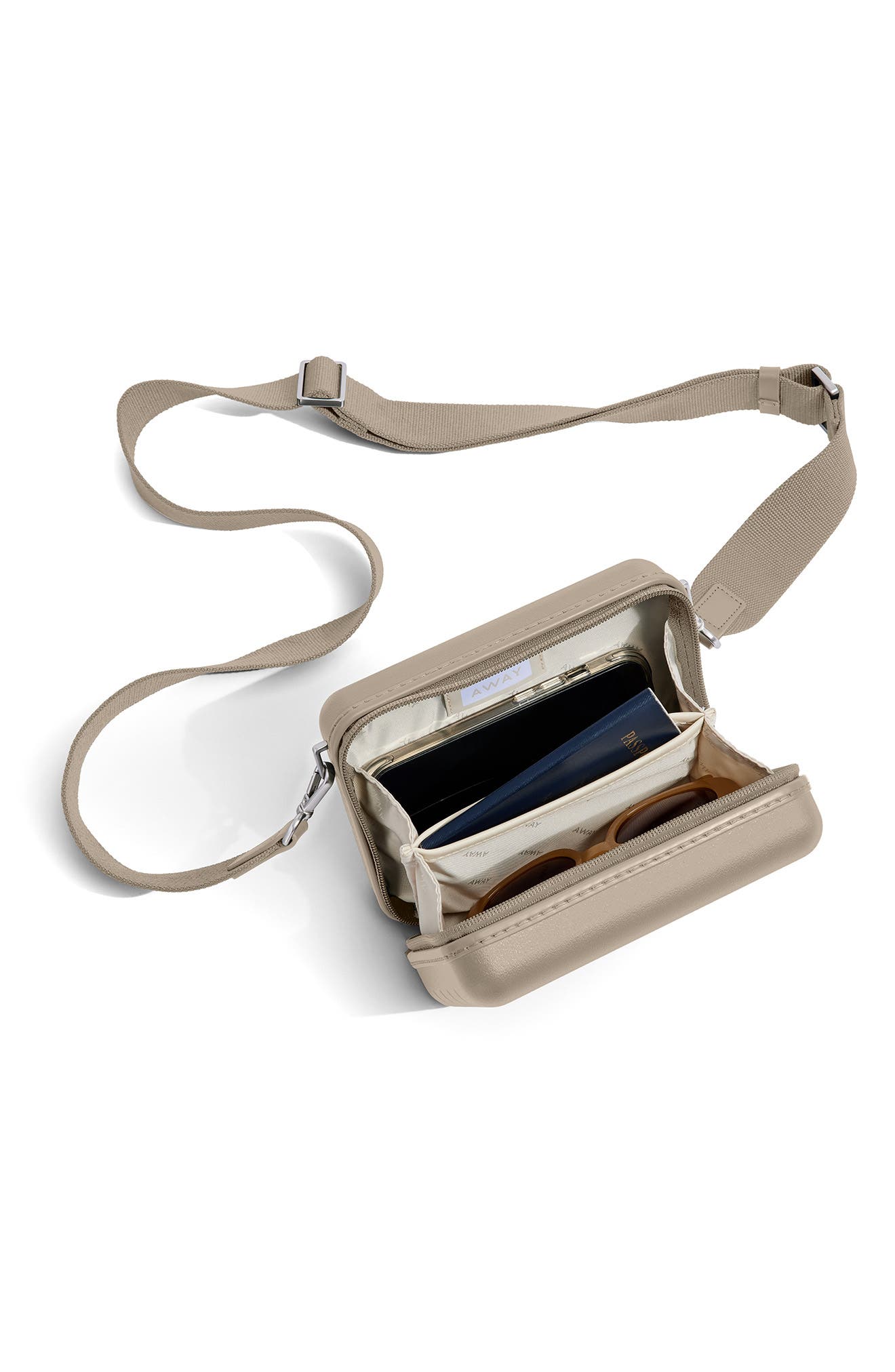 Mini Crossbody Bag, Alternate, color, DUNE TAUPE