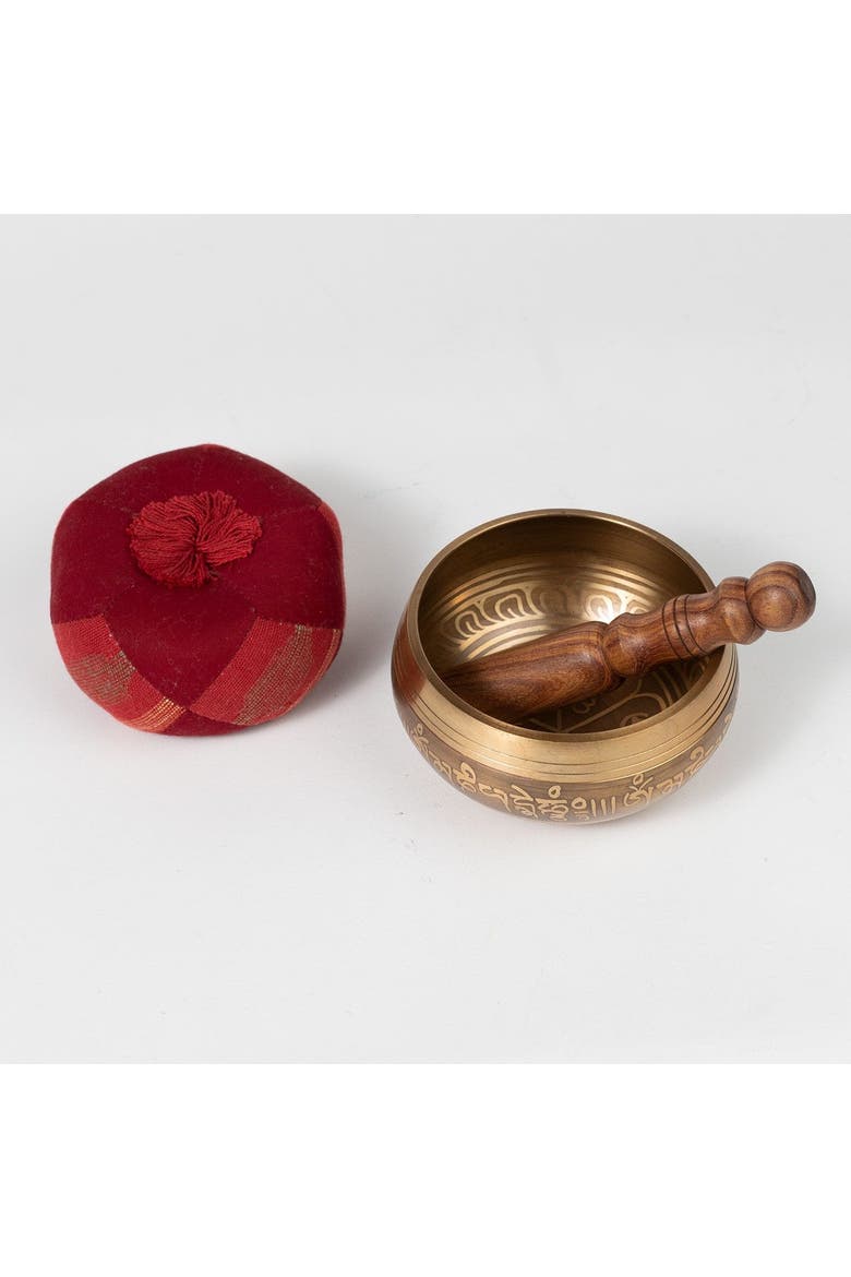 Calm Wisdom Singing Bowl, Main, color, Gold
