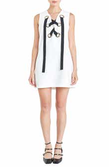 Grommet Tie Sleeveless Minidress