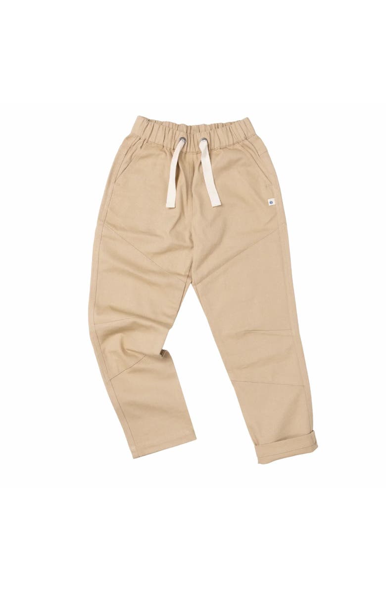 Jackalo Kids' Ash Organic Cotton Twill Pants, Main, color, Khaki