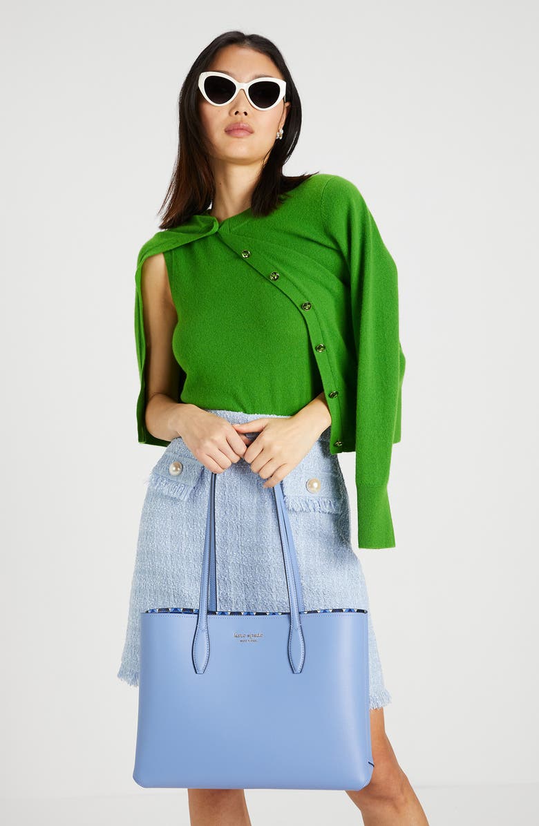 Kate Spade New York large all day patio tile leather tote, Alternate, color,