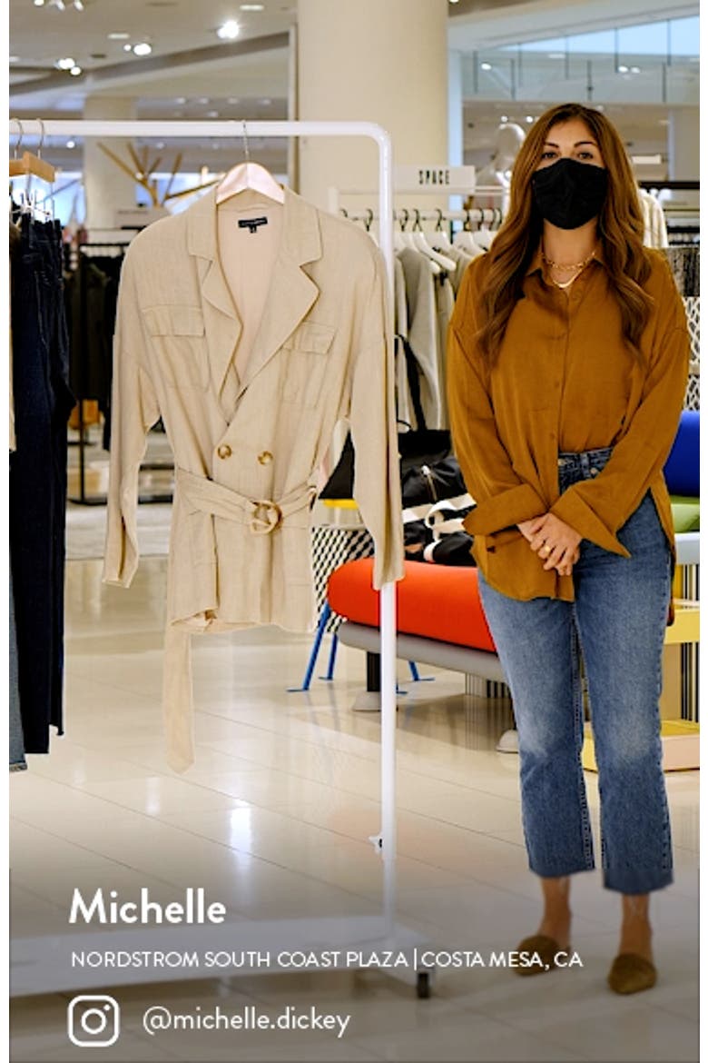 Cape Town Belted Cotton & Linen Jacket video