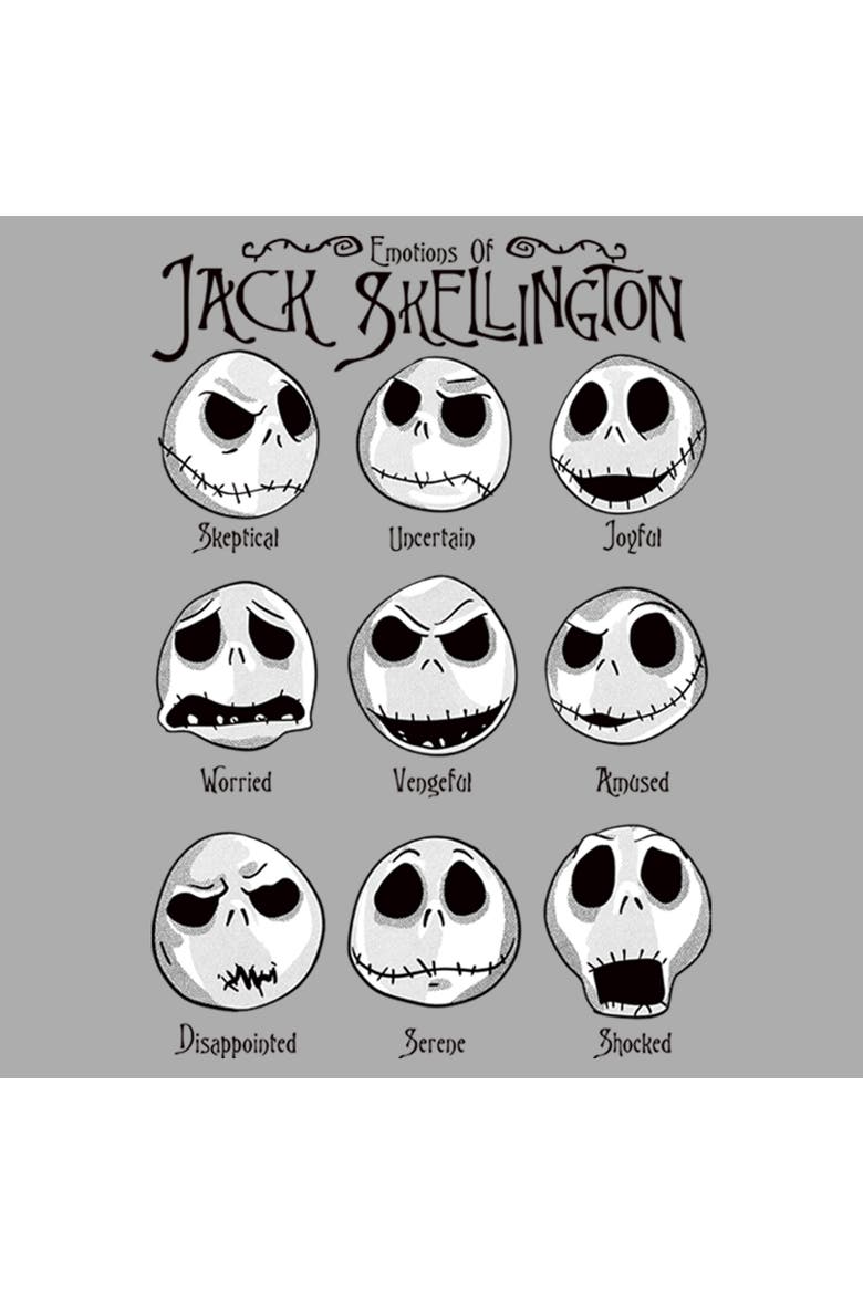 Boy's The Nightmare Before Christmas Emotions Of Jack Skellington  Graphic T-Shirt, Alternate, color, Athletic Heather