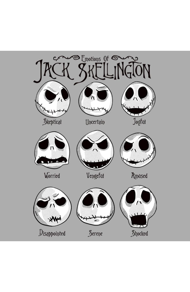 The Nightmare Before Christmas Boy's The Nightmare Before Christmas Emotional Jack Skellington Graphic T-Shirt, Alternate, color, Athletic Heather