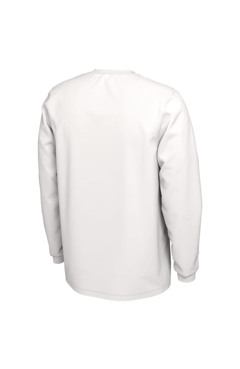 Nike Men's Nike White West Virginia Mountaineers Ball In Bench Long Sleeve T-Shirt, Alternate, color, 