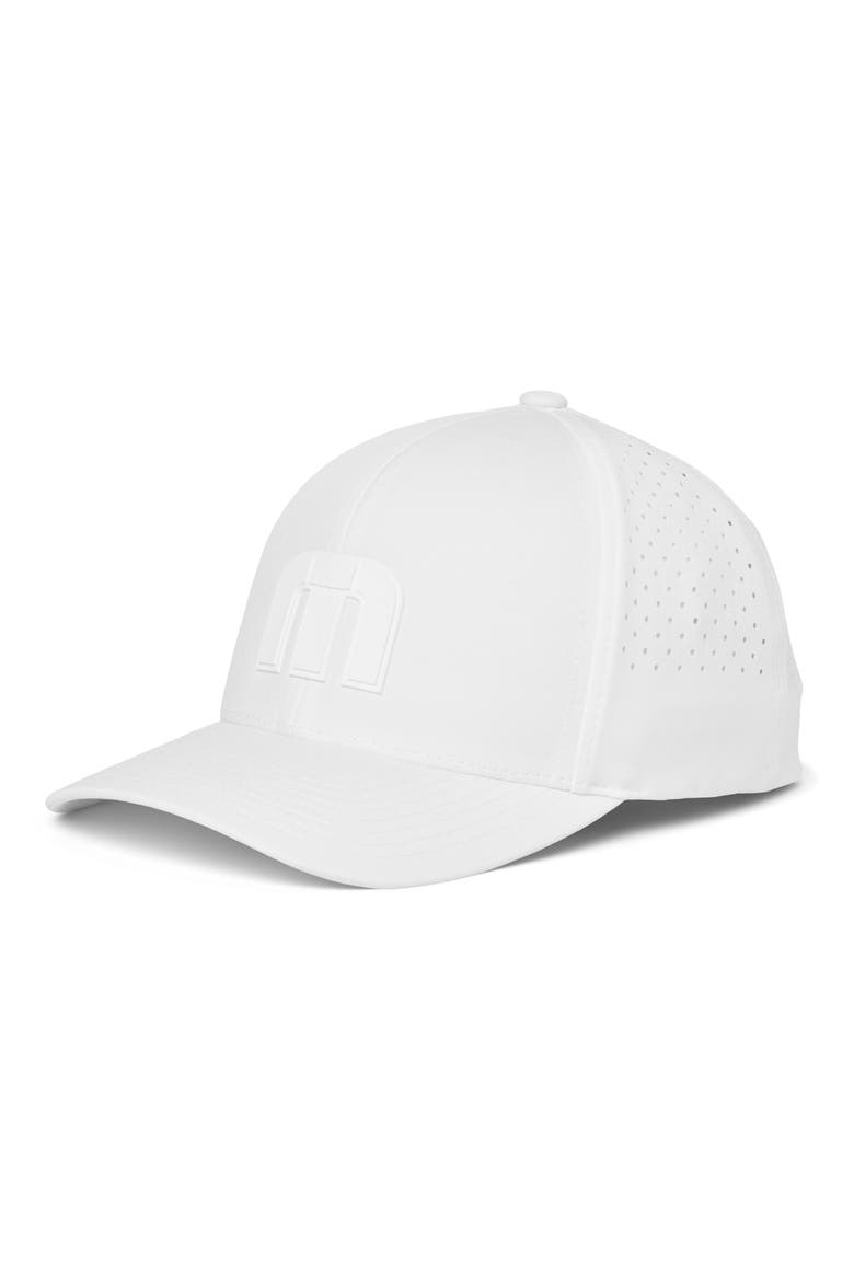 Bahamas Tech Snapback Hat, Main, color, WHITE