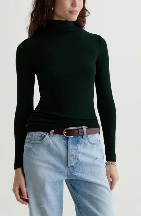 Chels Ribbed Turtleneck Sweater