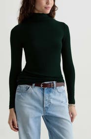AG Chels Ribbed Turtleneck Sweater