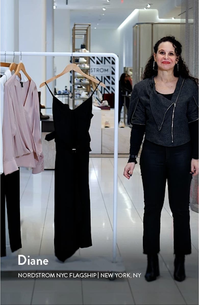 Jacquelyn Belted Asymmetric Dress, sales video thumbnail