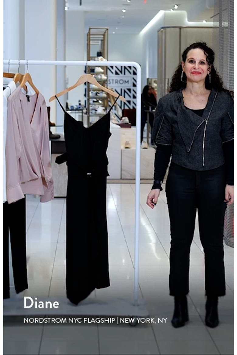 Jacquelyn Belted Asymmetric Dress video