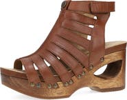 Dansko Adie Ankle Strap Platform Wedge Sandal
