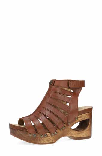 Dansko Adie Ankle Strap Platform Wedge Sandal