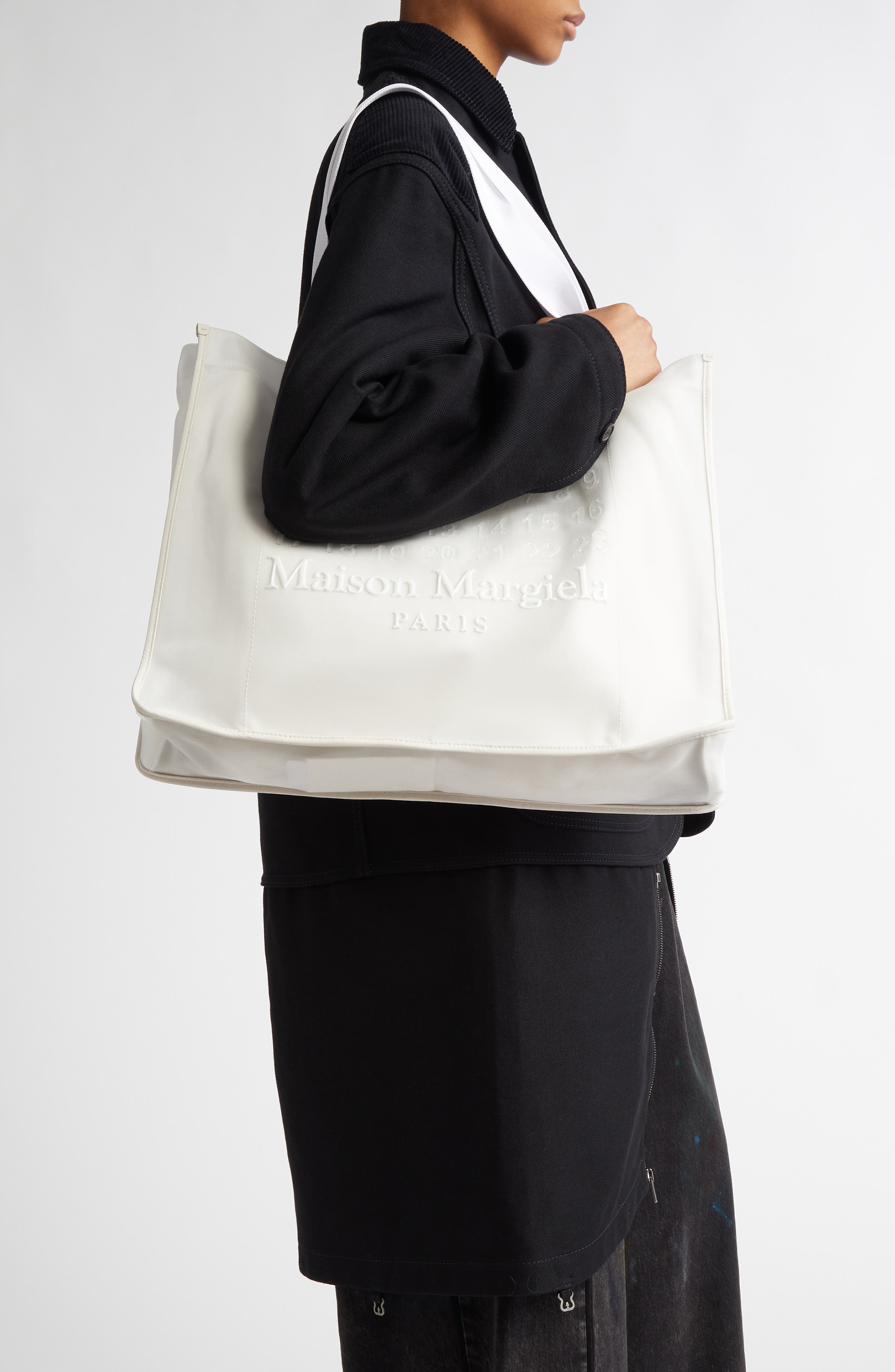 Maison Margiela Large Cabas Tote, Alternate, color, 