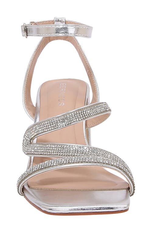 BERNESS BERNESS LILIA RHINESTONE ANKLE STRAP SANDAL