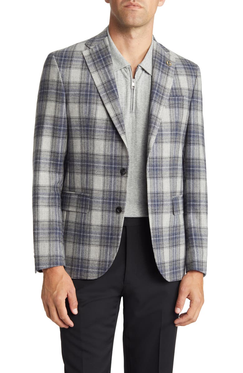 Ted Baker London Ralph Slim Fit Wool Sport Coat, Main, color, 