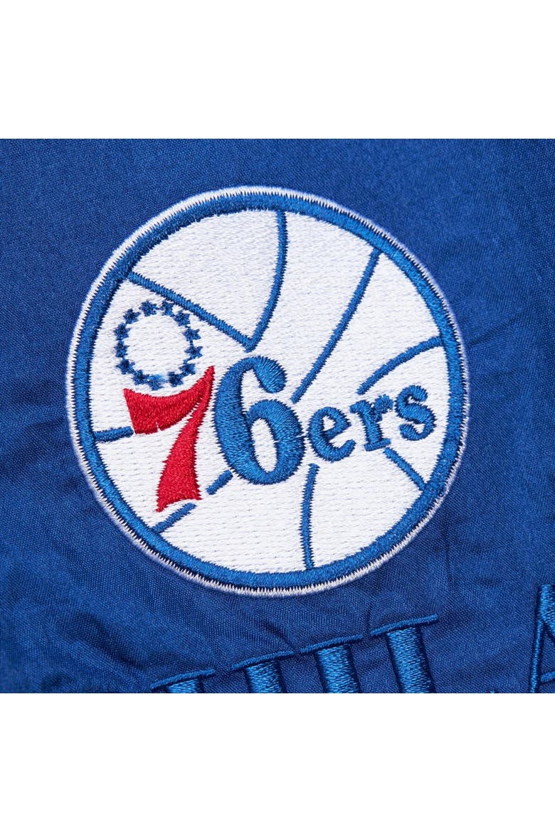 Unisex Mitchell & Ness  Royal Philadelphia 76ers Hardwood Classics Team OG 3.0 Anorak Half-Zip Windbreaker Jacket, Alternate, color, Royal