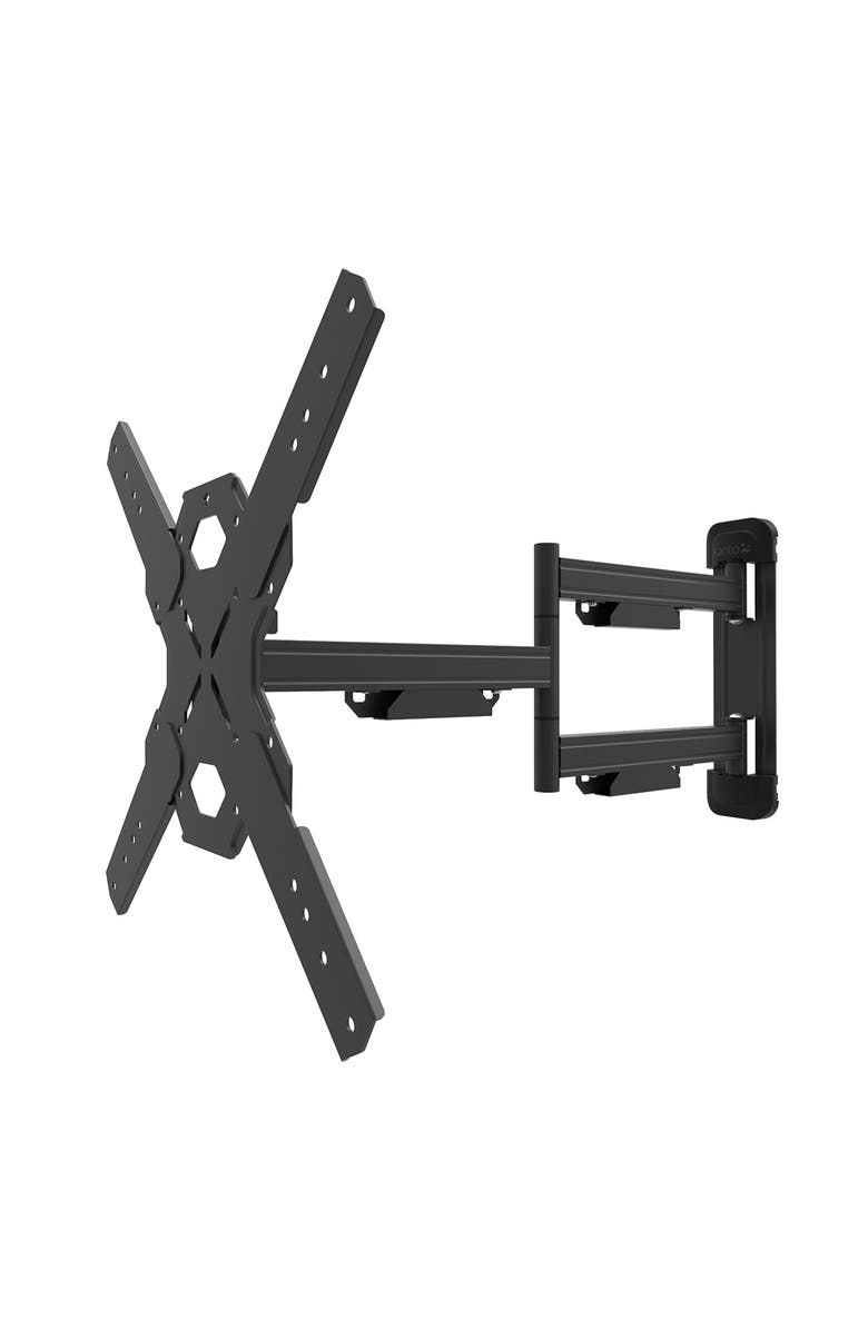 Kanto PS400SG Stainless Steel Full-Motion Single Stud Outdoor Mount for 30 to 70 Inch TVs, Main, color, Black