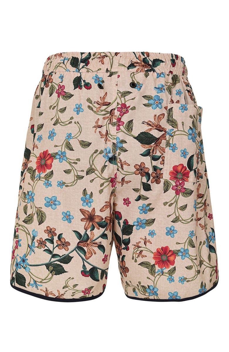 Agua Bendita Liam Swim Trunks, Alternate, color, Beige Multi