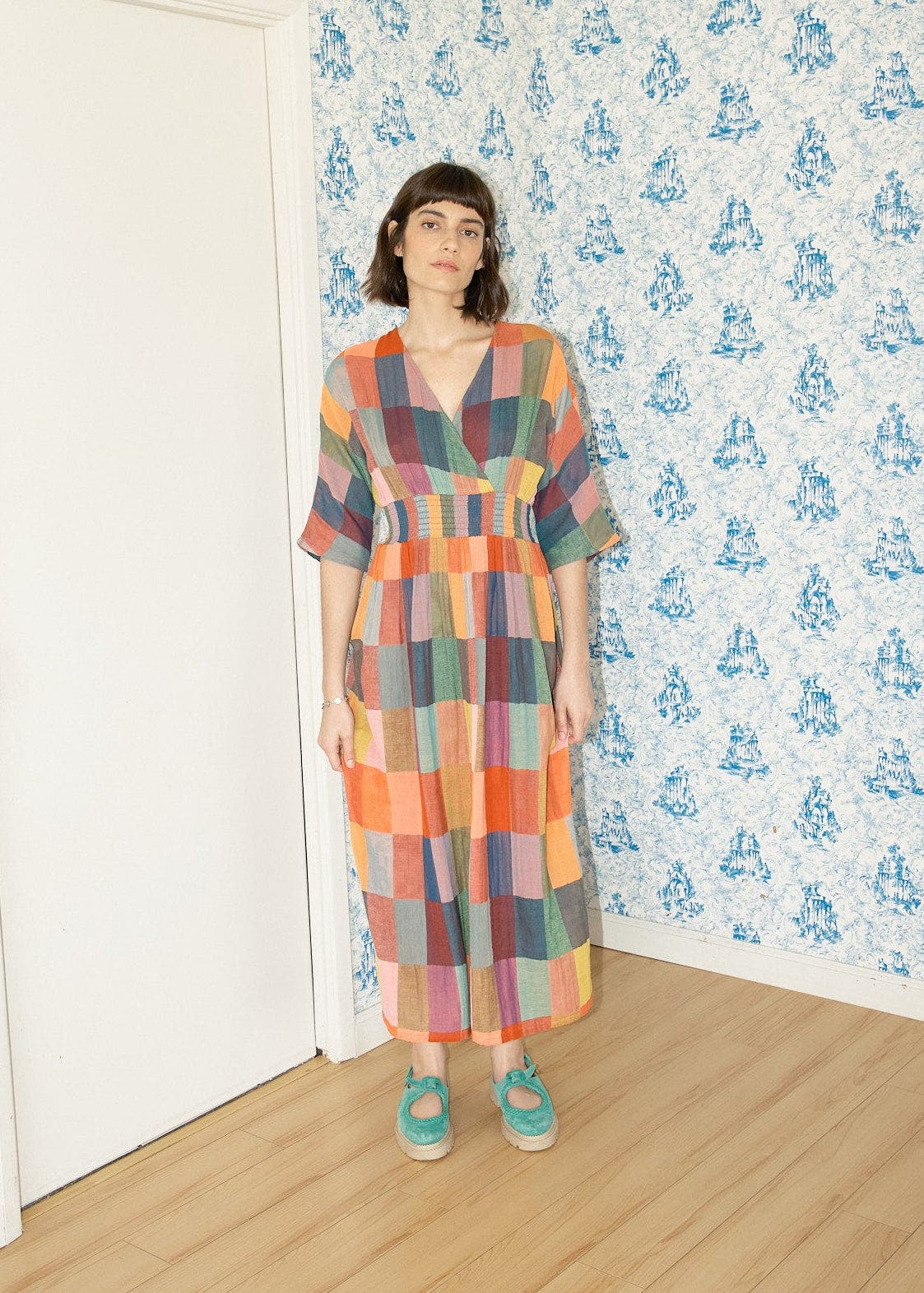 Dani Cross Front Midi Dress - image 4