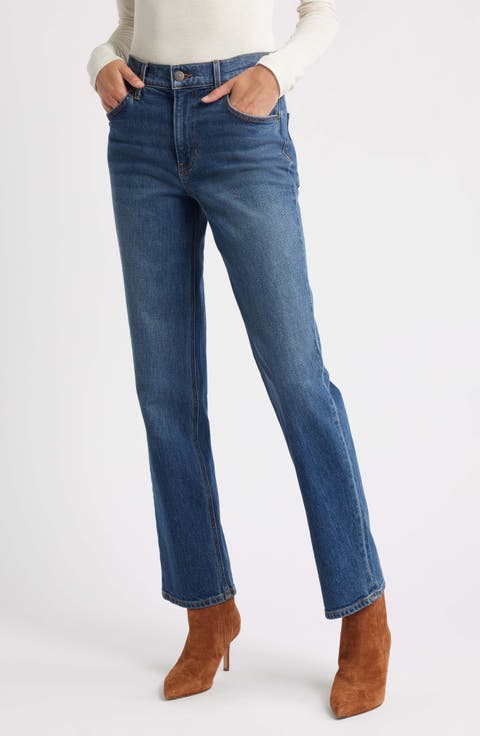 Leah Straight Leg Jeans (Equinox Blue)