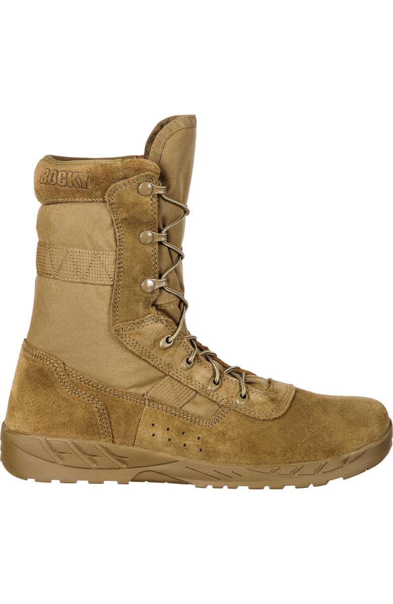 Rocky C7 Lightweight Commercial Military Boot, Main, color, Coyote Brown