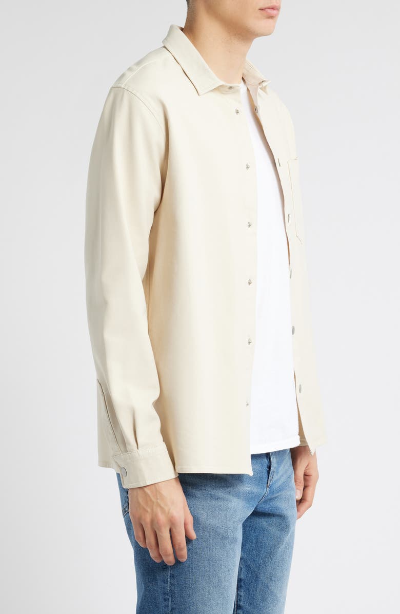 DL1961 Dominick Stretch Cotton & Viscose Snap-Up Overshirt, Alternate, color, 