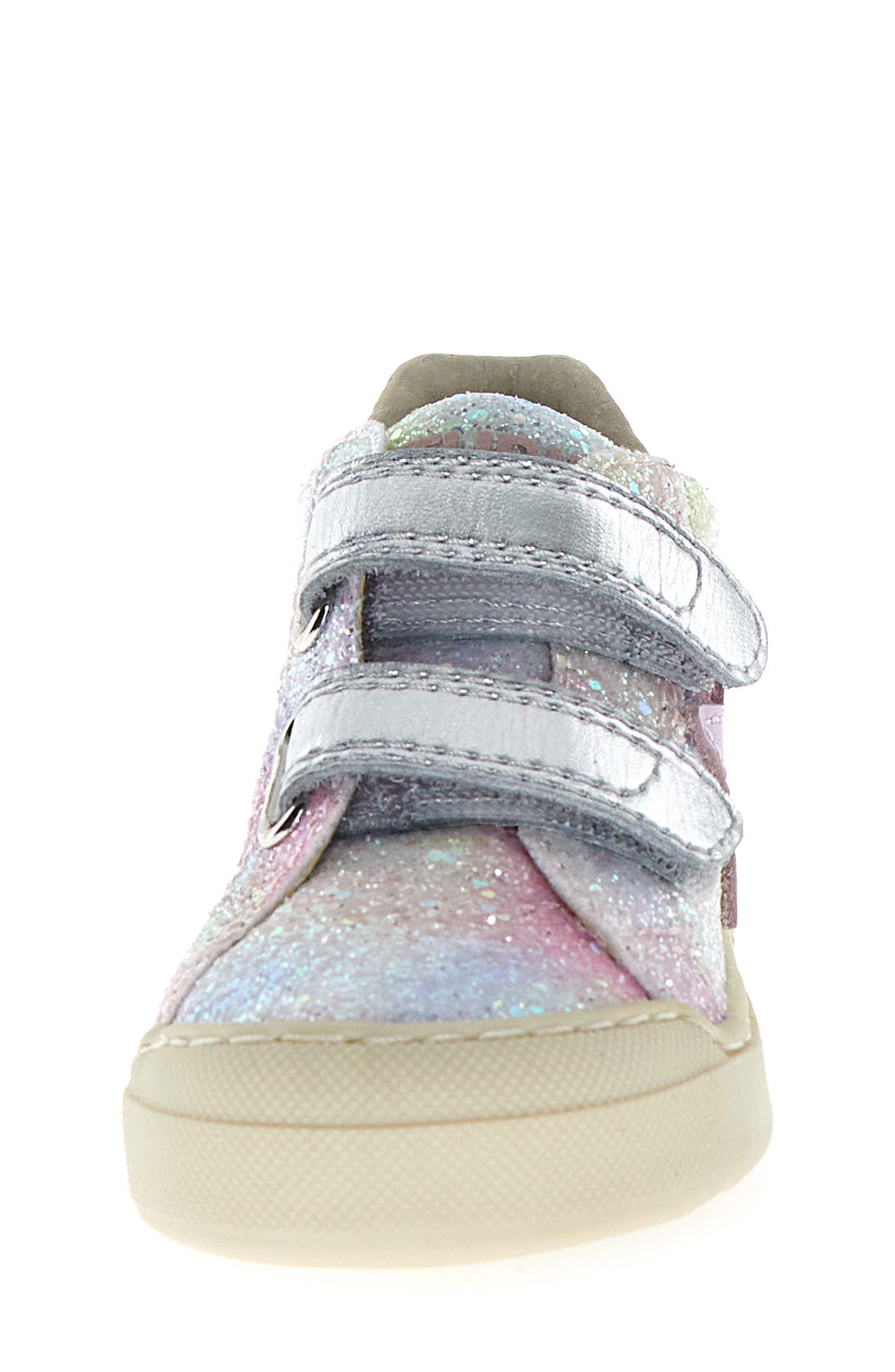 Naturino Kids' Singery High Top Sneaker, Alternate, color, Slvr Multi