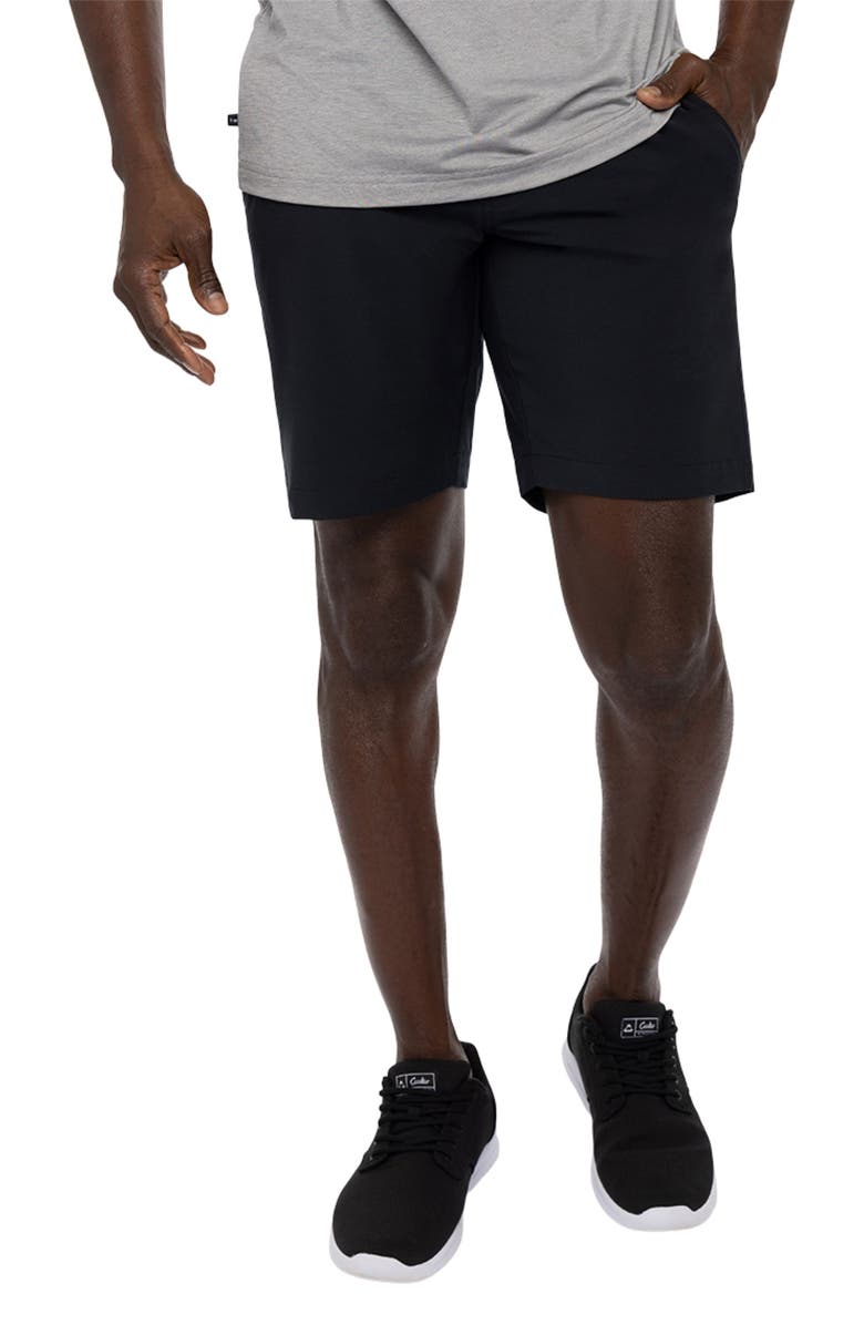 TravisMathew Open to Close Tech Chino Shorts, Main, color, Black