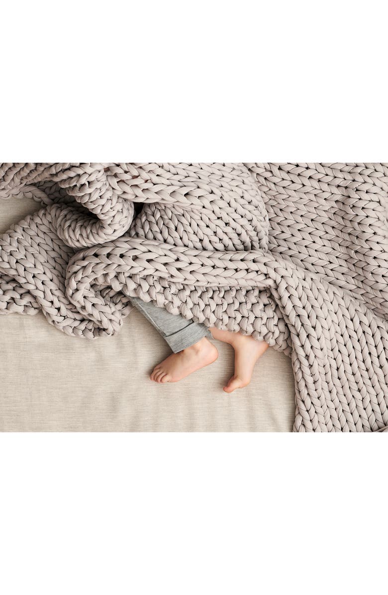 Bearaby Kids' Nappling Organic Cotton Weighted Blanket, Alternate, color, 