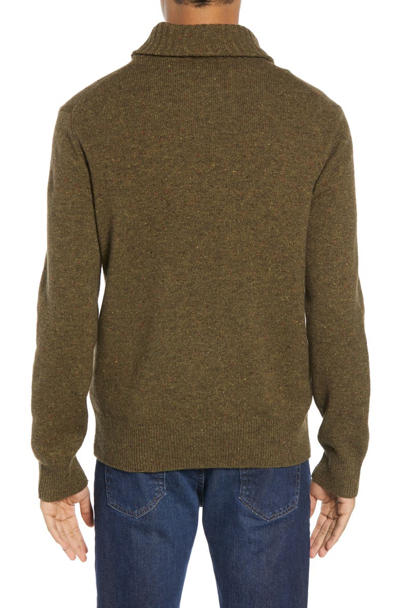 J.Crew Rugged Merino Wool Blend Shawl Collar Pullover Sweater, Alternate, color, 