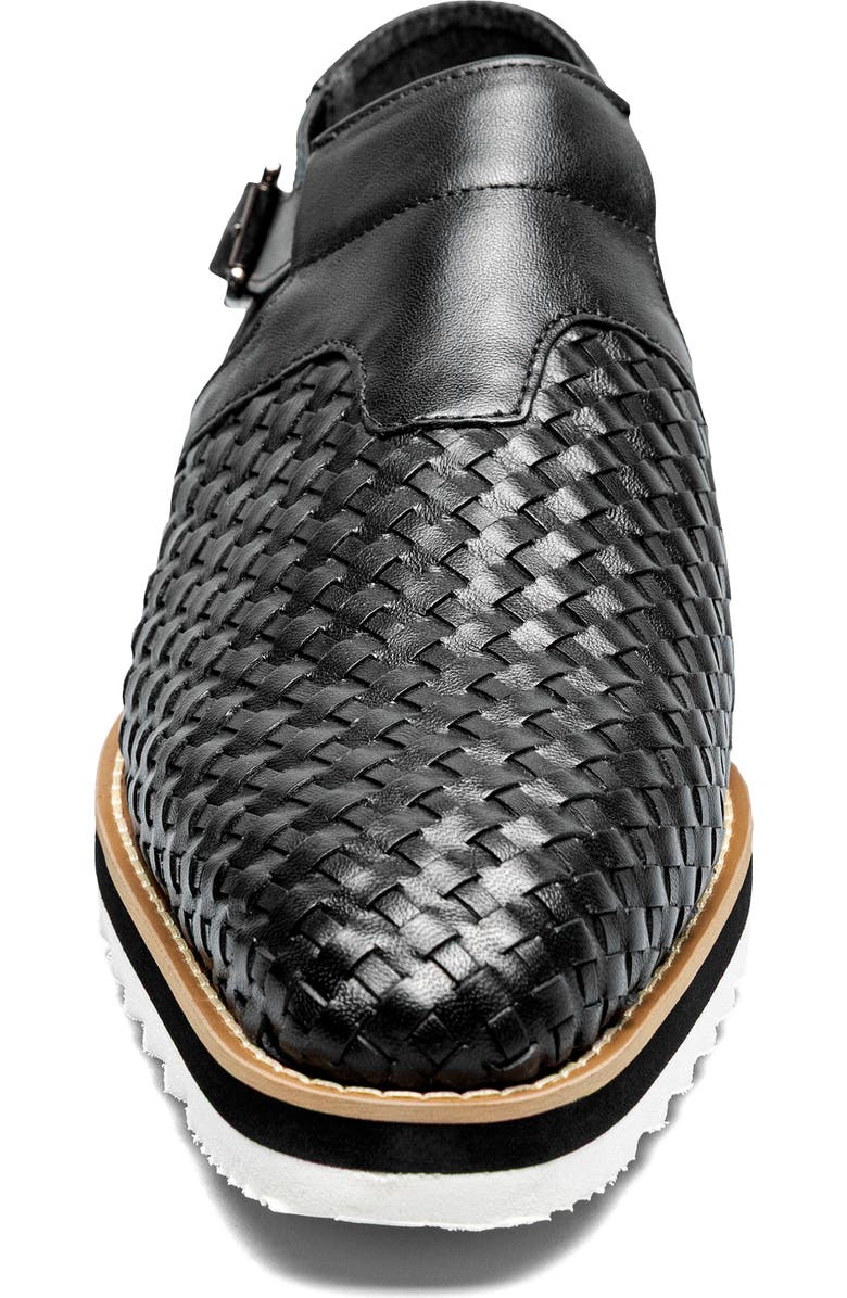 Stacy Adams Alvarado Woven Loafer, Alternate, color, Black