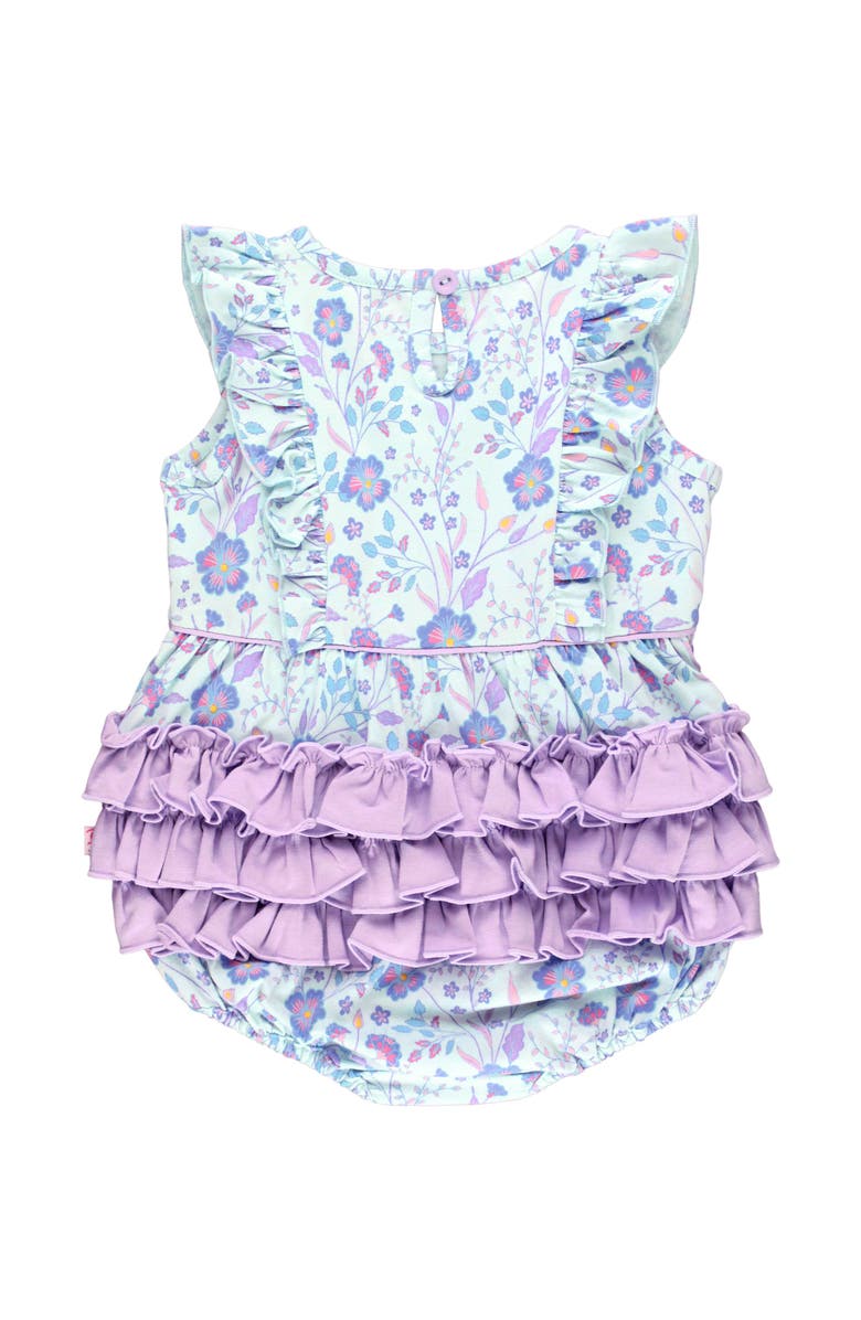 RuffleButts Baby Toddler Knit Sleeveless Waterfall Romper, Alternate, color, 