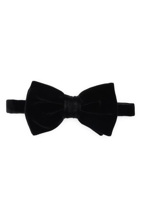 Cotton Velvet Bow Tie