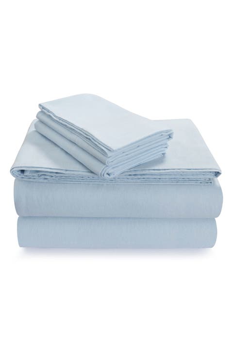 Solid Cotton Flannel Sheet Set