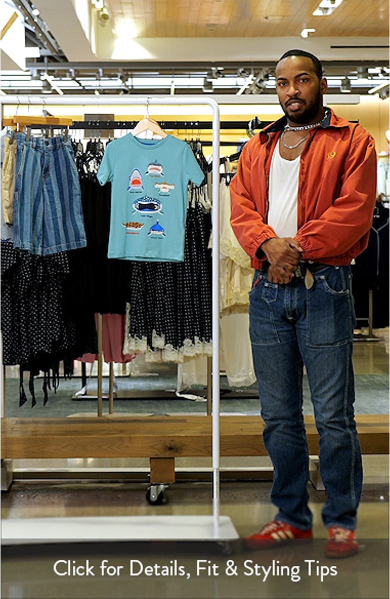 Kids' Shark Glow in the Dark Graphic T-Shirt, sales video thumbnail