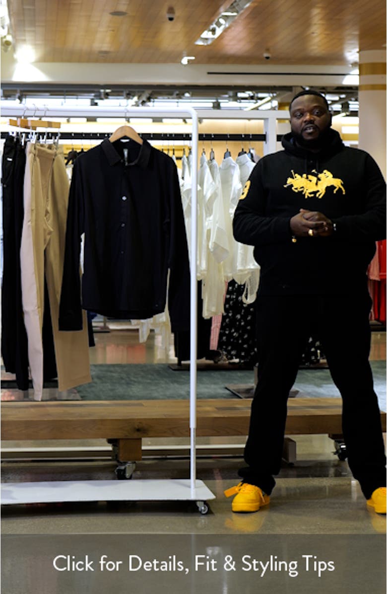 Classic Fit Oxford Piqué Button-Up Shirt, sales video thumbnail