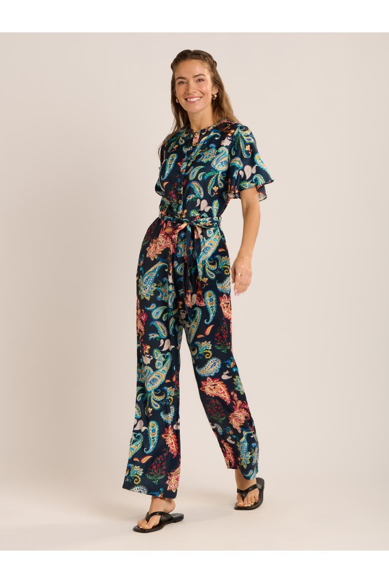 Olivia Jumpsuit, Alternate, color, Navy