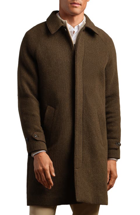 Commuter Wool Blend Car Coat