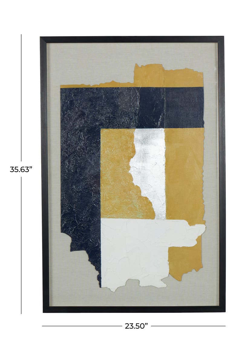 Novogratz Abstract Canvas Framed Wall Art, Alternate, color, 