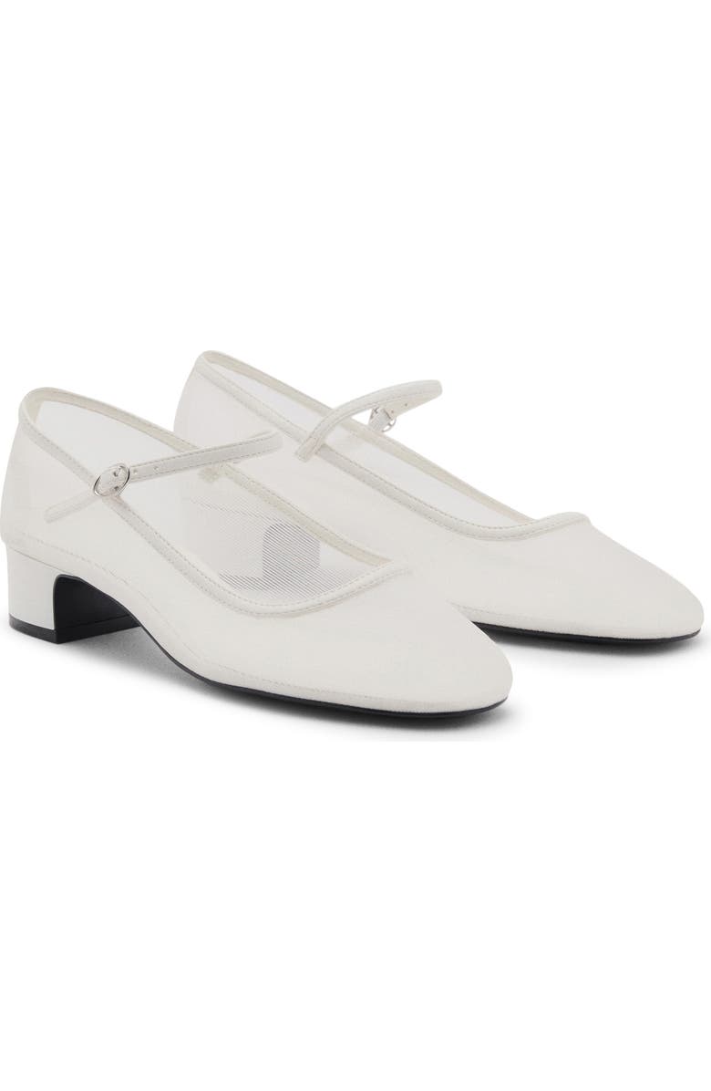 MANGO Mary Jane Pump, Main, color, White