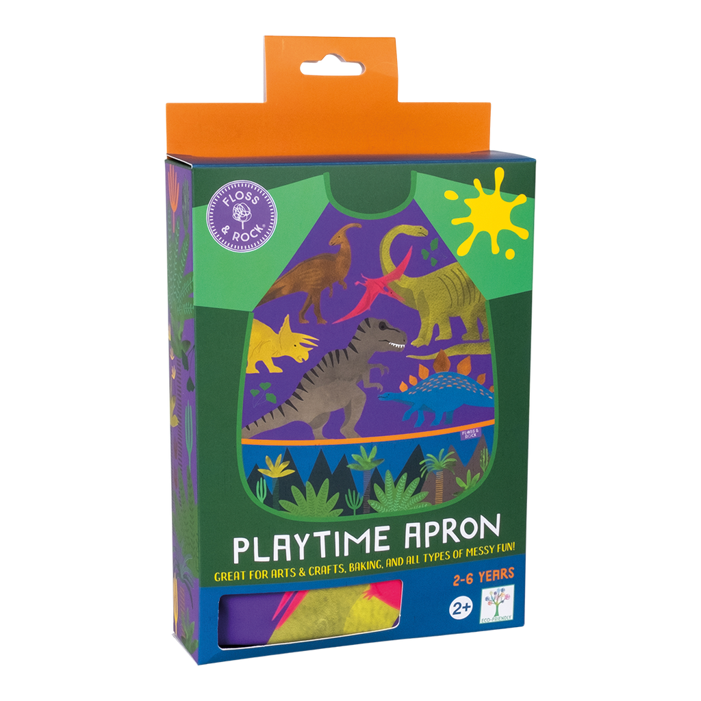 Floss & Rock Apron with Sleeves in Dino  product