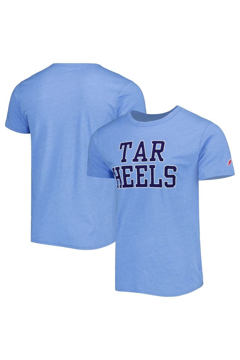 Men's League Collegiate Wear Carolina Blue North Carolina Tar Heels Local Victory Falls Tri-Blend T-Shirt, Main, color, Light Blue